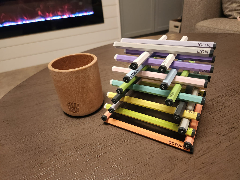 Stick Cup Early Learning Set & Storage Bag Bundle